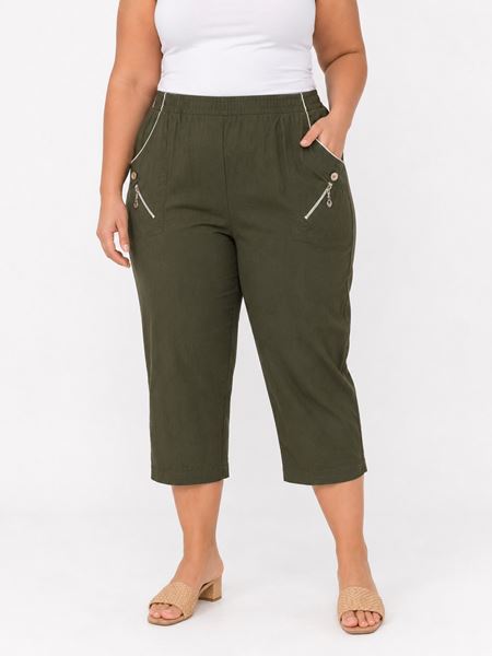 Picture of CURVY GIRL STRETCH BERMUDA ELASTICATED WAIST